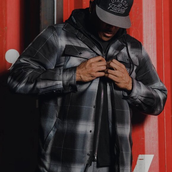 Dixxon Flannel DESTROYER Hooded Flannel Jacket - Men's M - Picture 7 of 12